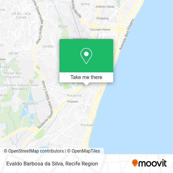 Evaldo Barbosa da Silva map