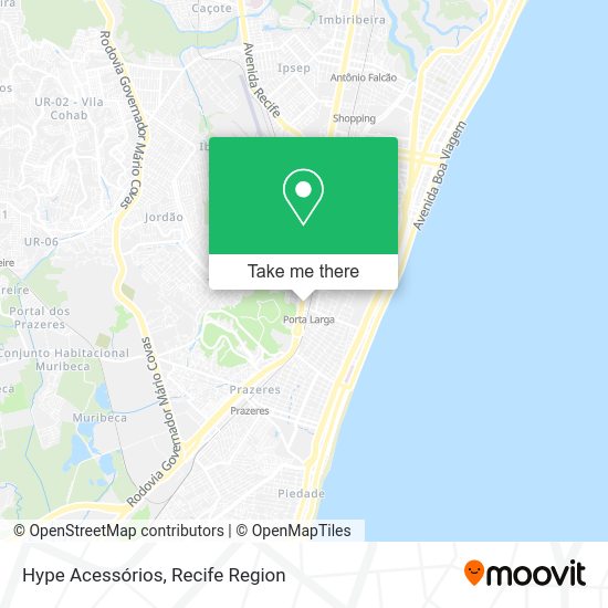 Hype Acessórios map