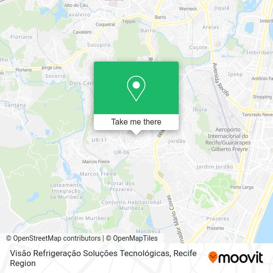 Visão Refrigeração Soluções Tecnológicas map
