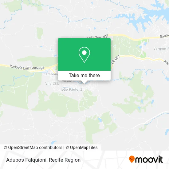 Adubos Falquioni map