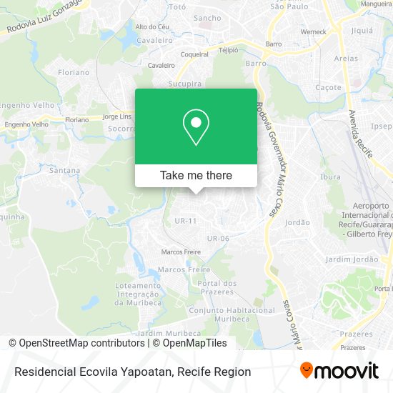 Residencial Ecovila Yapoatan map