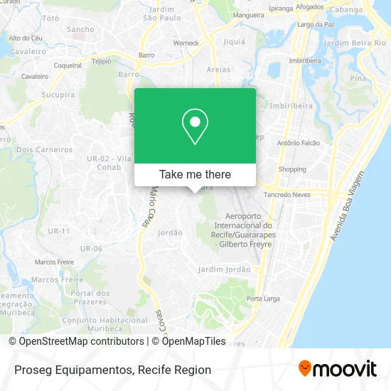 Proseg Equipamentos map