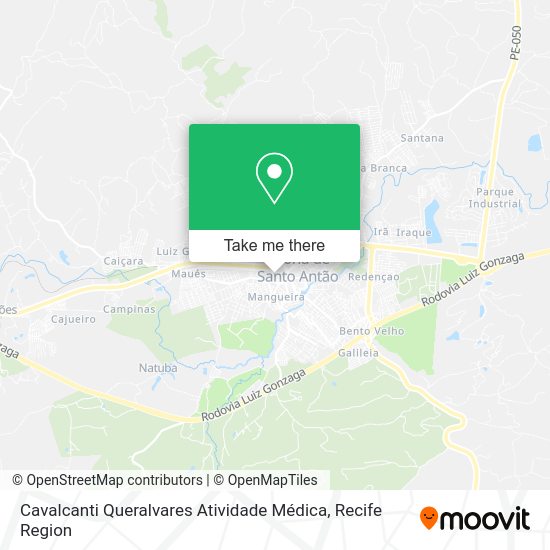 Cavalcanti Queralvares Atividade Médica map