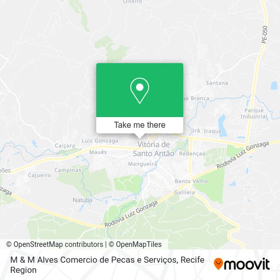 M & M Alves Comercio de Pecas e Serviços map