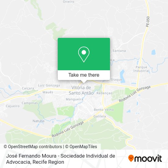 José Fernando Moura - Sociedade Individual de Advocacia map