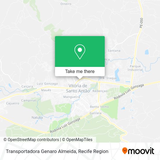 Transportadora Genaro Almeida map