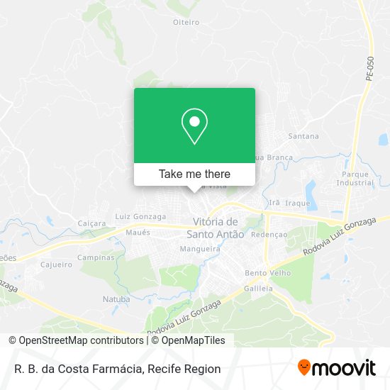R. B. da Costa Farmácia map