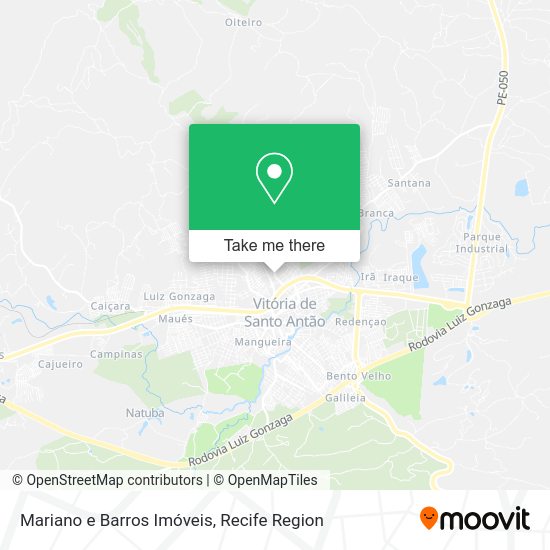 Mariano e Barros Imóveis map