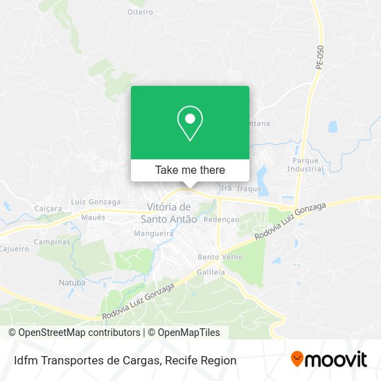 Idfm Transportes de Cargas map