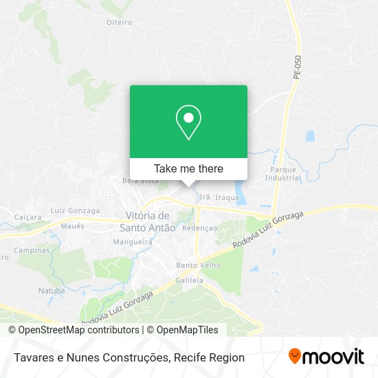 Tavares e Nunes Construções map