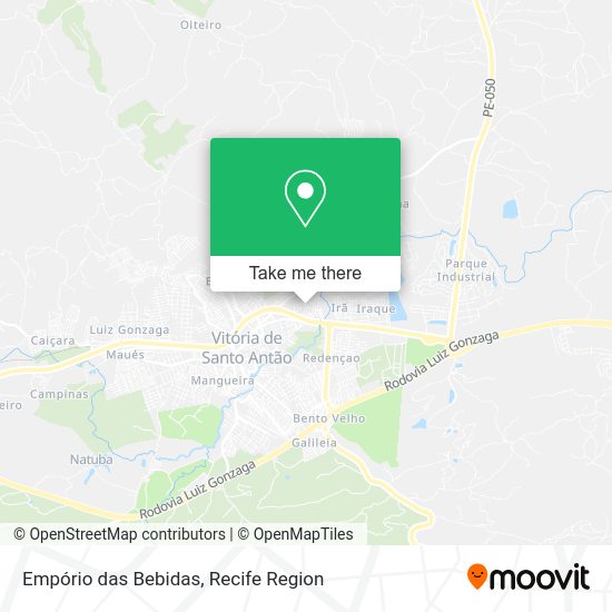 Empório das Bebidas map