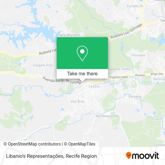 Libanio's Representações map