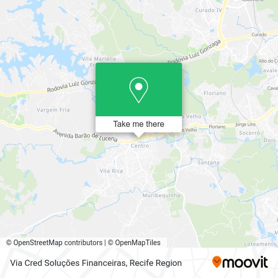 Via Cred Soluções Financeiras map
