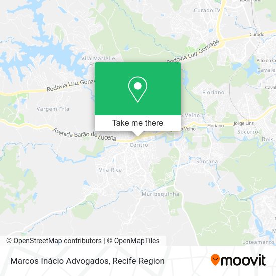 Marcos Inácio Advogados map