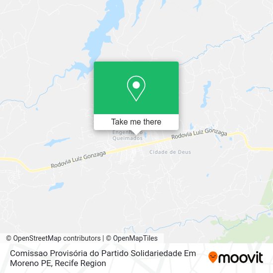 Comissao Provisória do Partido Solidariedade Em Moreno PE map