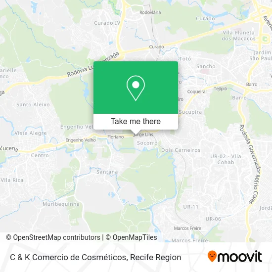 C & K Comercio de Cosméticos map