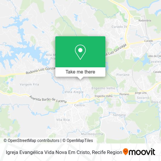 Igreja Evangélica Vida Nova Em Cristo map