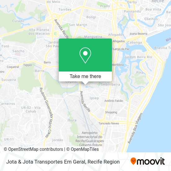 Jota & Jota Transportes Em Geral map
