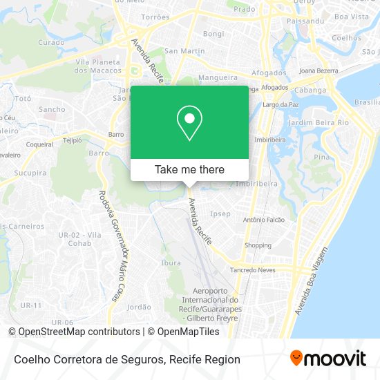 Coelho Corretora de Seguros map