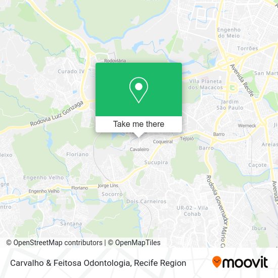 Carvalho & Feitosa Odontologia map