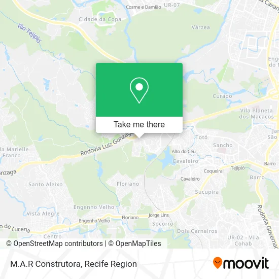 M.A.R Construtora map