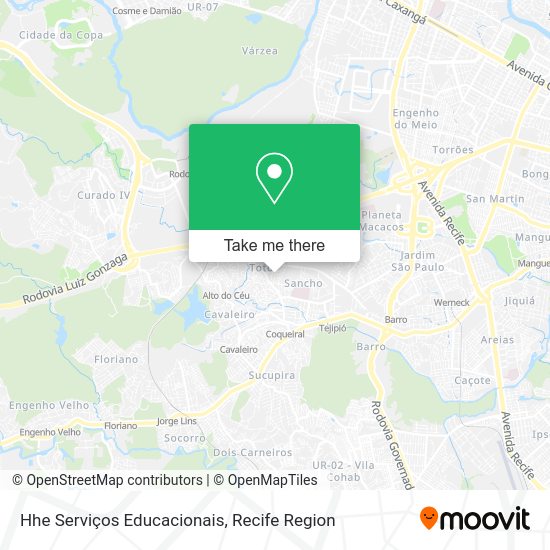 Hhe Serviços Educacionais map