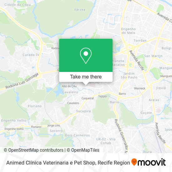 Animed Clínica Veterinaria e Pet Shop map