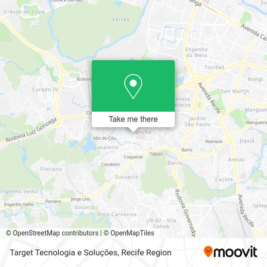 Target Tecnologia e Soluções map