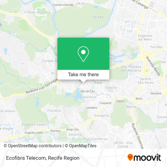 Ecofibra Telecom map