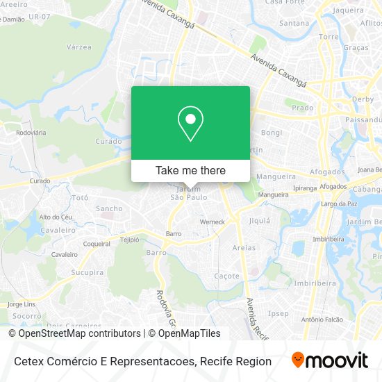 Cetex Comércio E Representacoes map