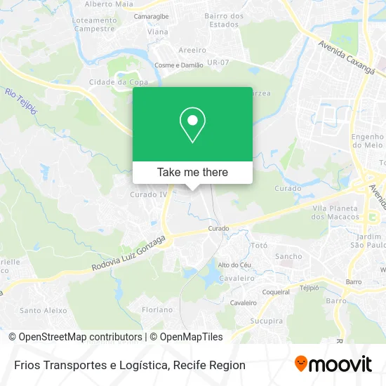 Frios Transportes e Logística map