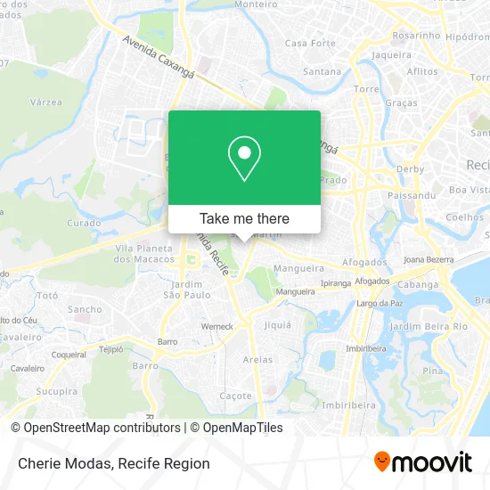 Cherie Modas map