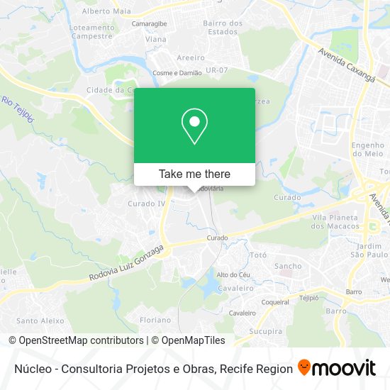 Núcleo - Consultoria Projetos e Obras map