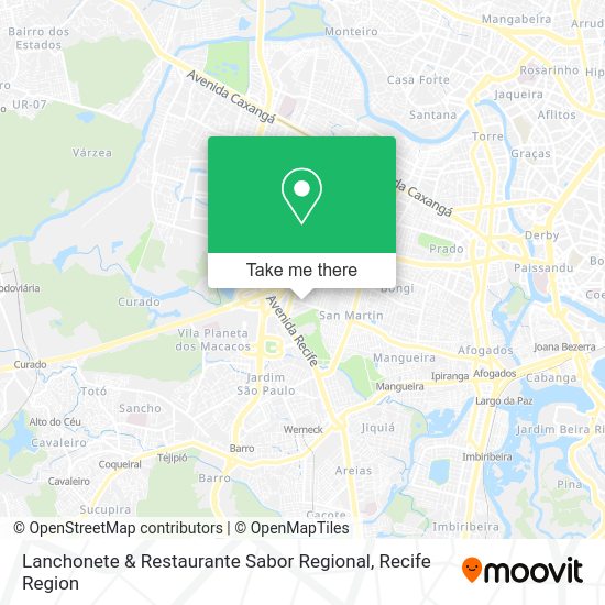 Lanchonete & Restaurante Sabor Regional map