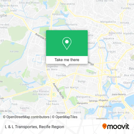 L & L Transportes map