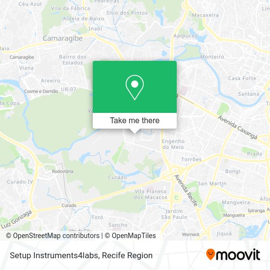 Setup Instruments4labs map
