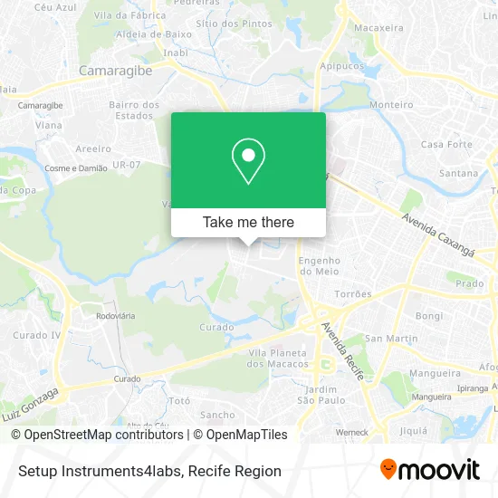 Setup Instruments4labs map