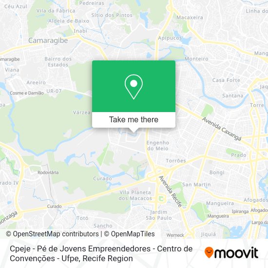 Cpeje - Pé de Jovens Empreendedores - Centro de Convenções - Ufpe map