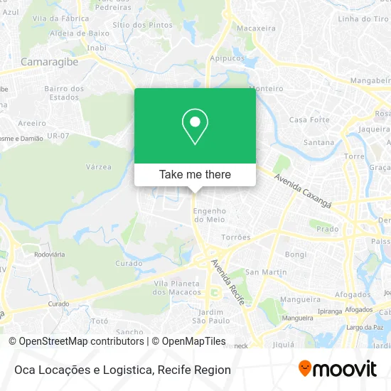 Oca Locações e Logistica map