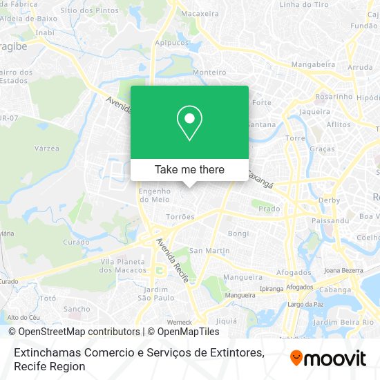 Extinchamas Comercio e Serviços de Extintores map
