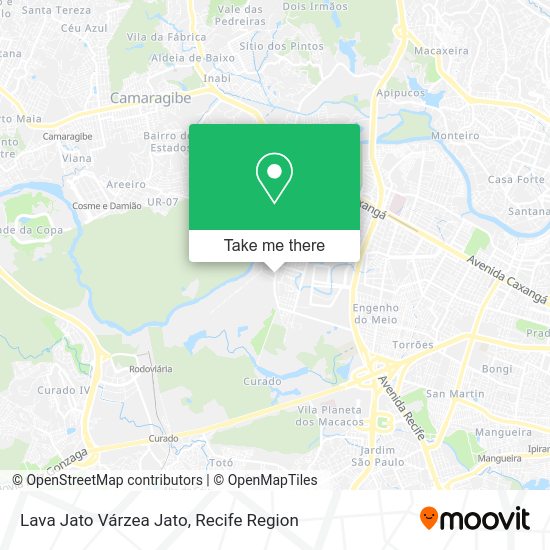 Lava Jato Várzea Jato map
