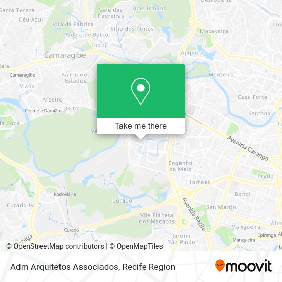 Adm Arquitetos Associados map