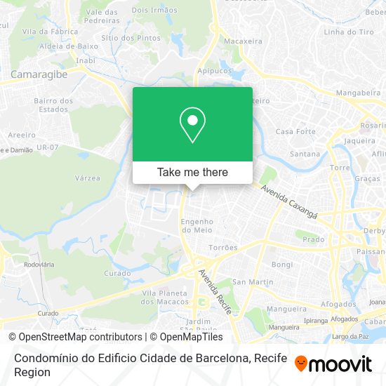 Condomínio do Edificio Cidade de Barcelona map
