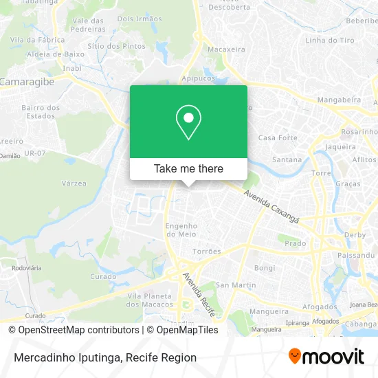 Mercadinho Iputinga map