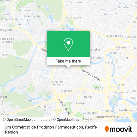 Jm Comércio de Produtos Farmaceuticos map