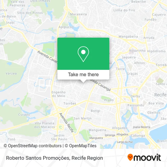 Roberto Santos Promoções map