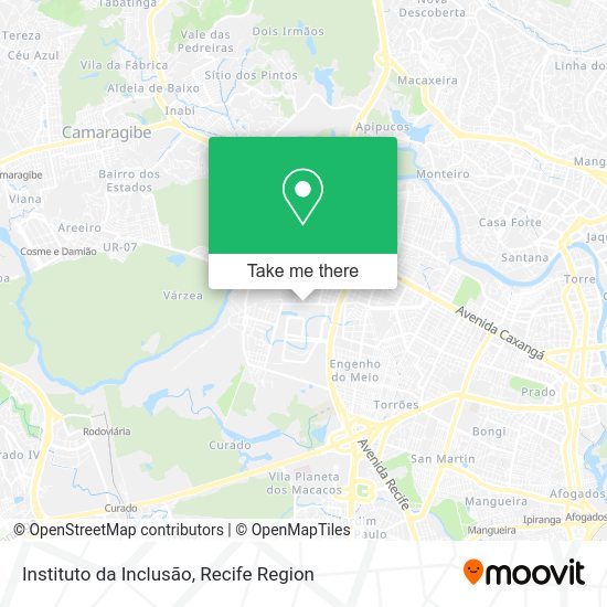 Instituto da Inclusão map