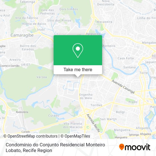 Condomínio do Conjunto Residencial Monteiro Lobato map