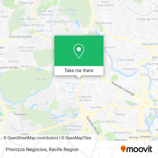 Priorizza Negócios map