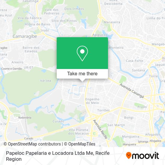 Papeloc Papelaria e Locadora Ltda Me map